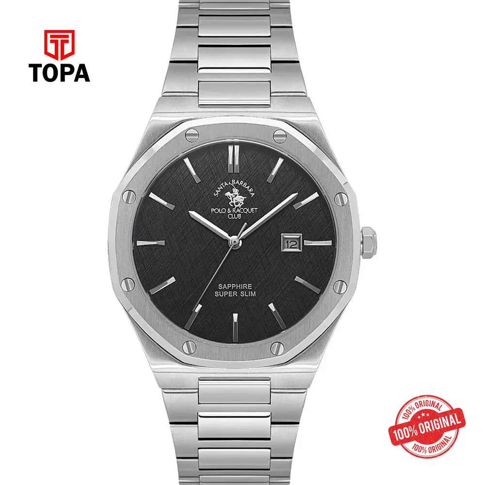 Santa Barbara Polo SB.1.10673-2 Metal Band Men Watch - Topa