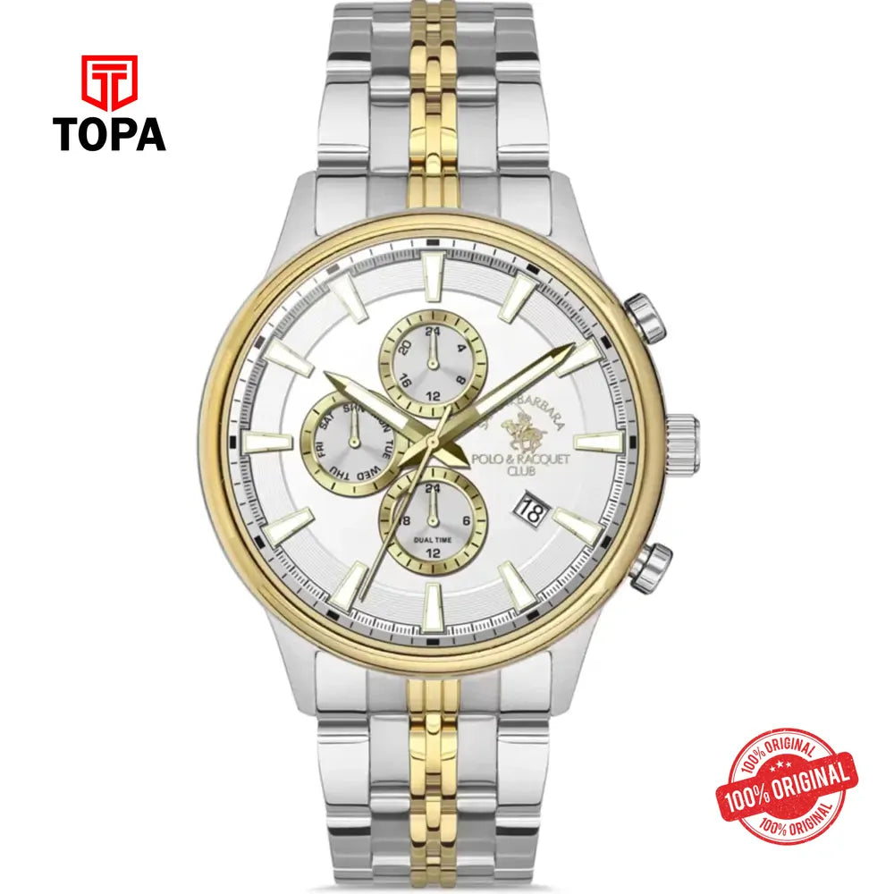 Santa Barbara SB.1.10431-5 Metal Band Men Watch - Topa