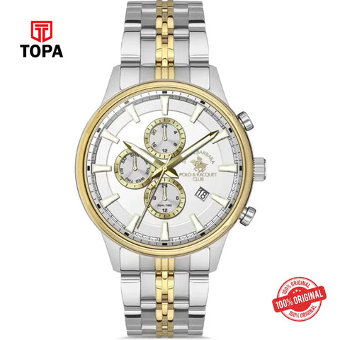 Santa Barbara SB.1.10431-5 Metal Band Men Watch - Topa