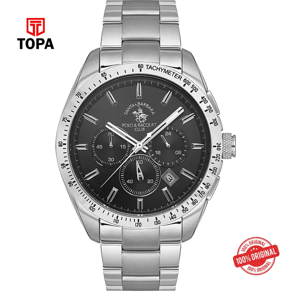 Santa Barbara SB.1.10526-2 Metal Band Men Watch - Topa