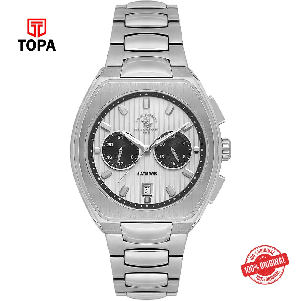Santa Barbara SB.1.10622-1 Metal Band Men Watch - Topa