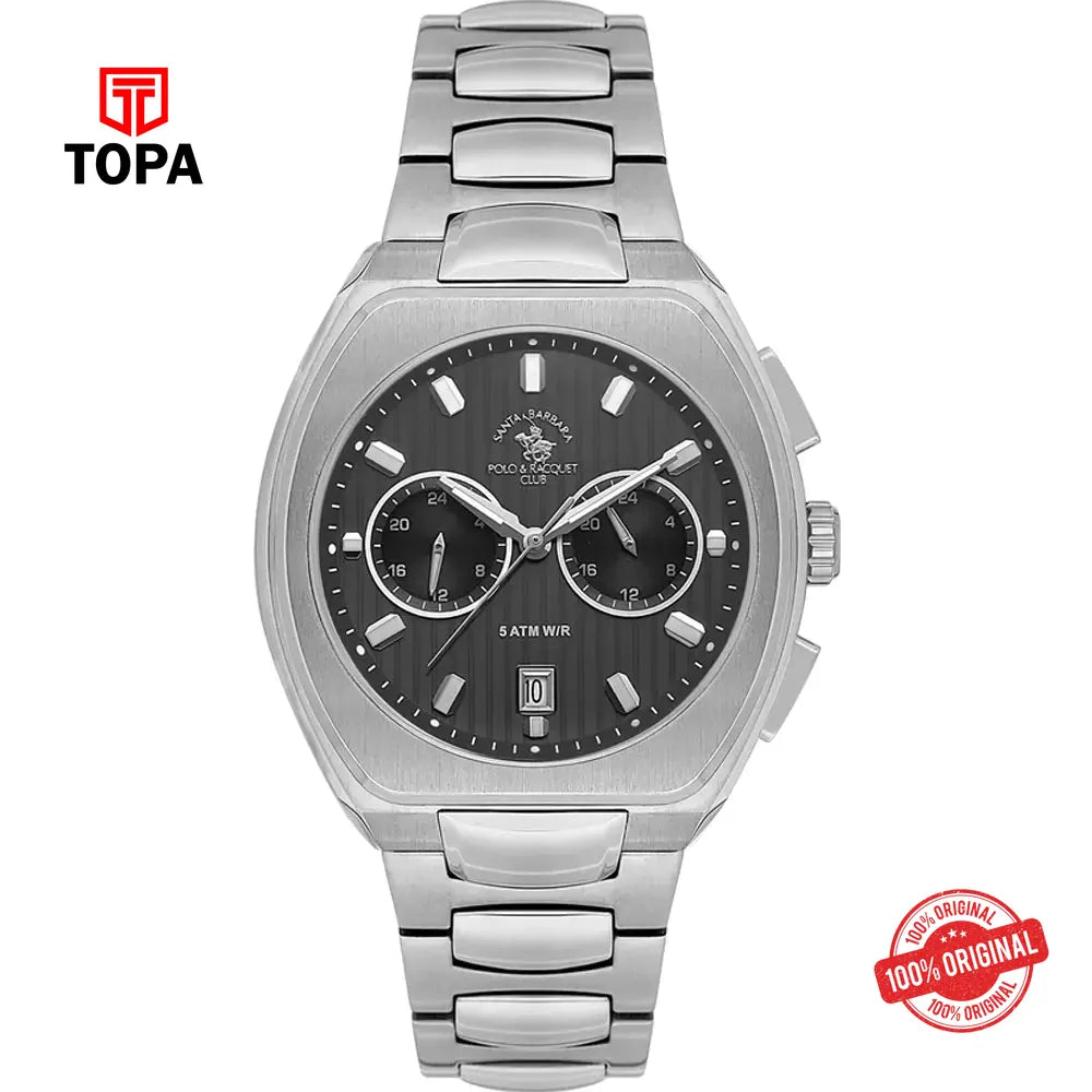 Santa Barbara SB.1.10622-2 Metal Band Men Watch - Topa