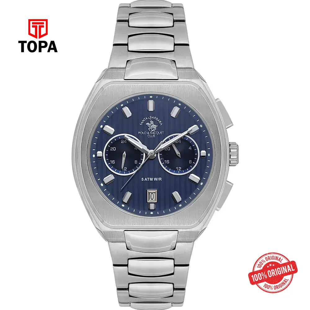 Santa Barbara SB.1.10622-3 Metal Band Men Watch - Topa