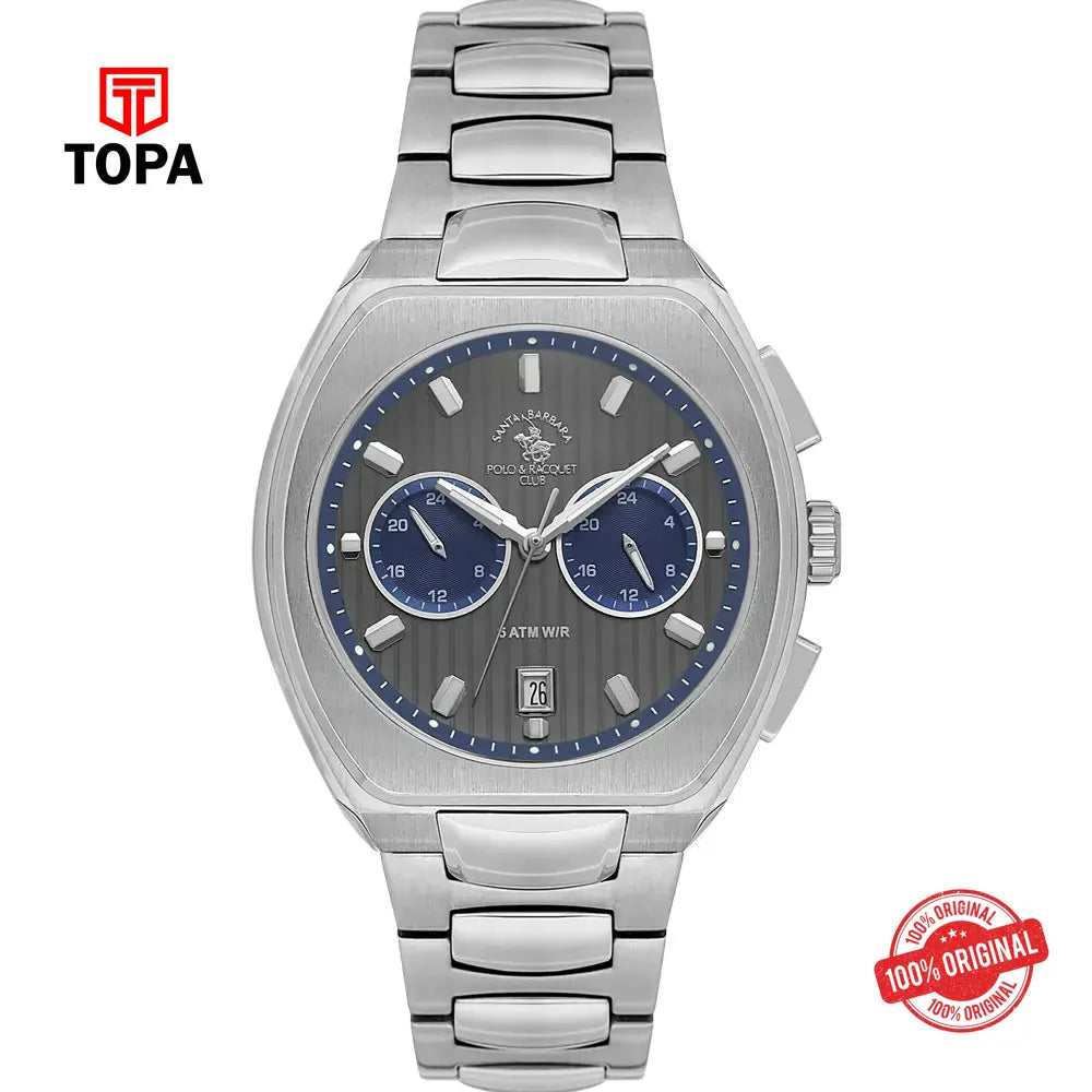 Santa Barbara SB.1.10622-4 Metal Band Men Watch - Topa