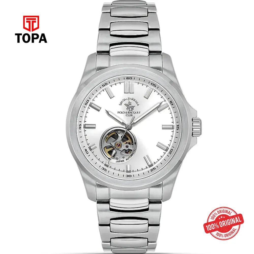 Santa Barbara SB.1.10629-1 Metal Band Men Watch - Topa