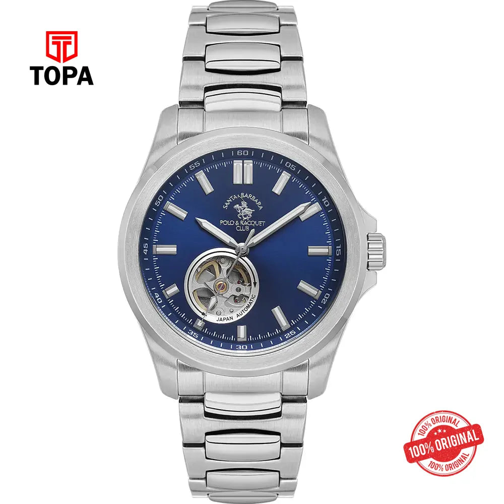 Santa Barbara SB.1.10629-3 Metal Band Men Watch - Topa