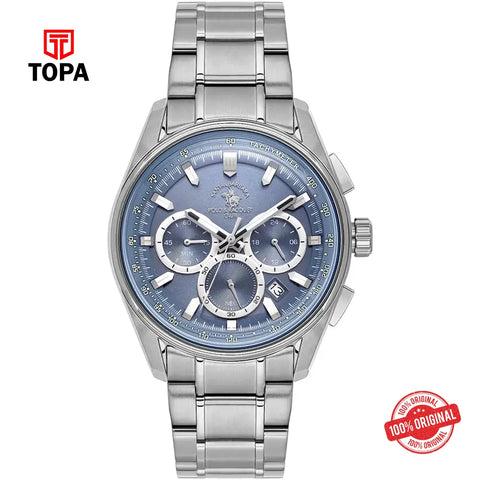 Santa Barbara SB.1.10634-6 Metal Band Men Watch - Topa