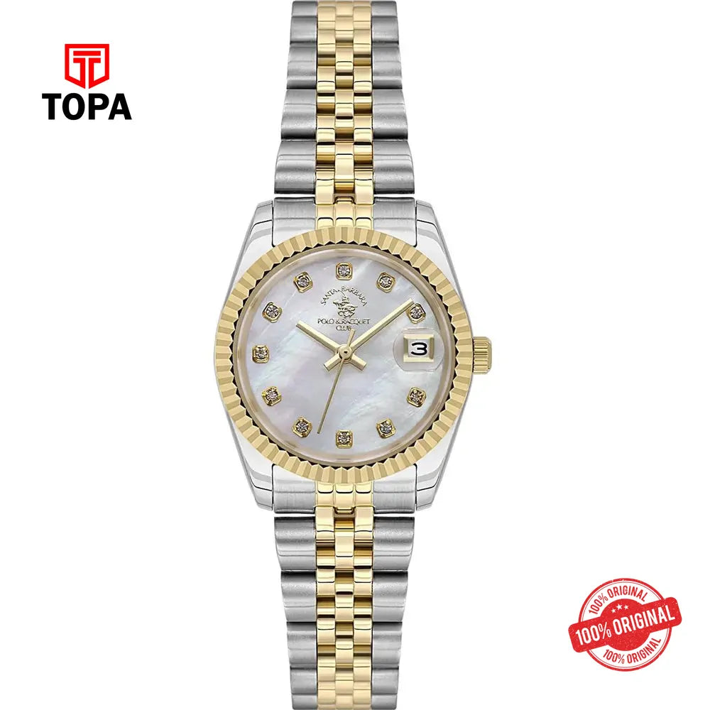 Santa Barbara SB.4.10016-4 Metal Band Women Watch - Topa