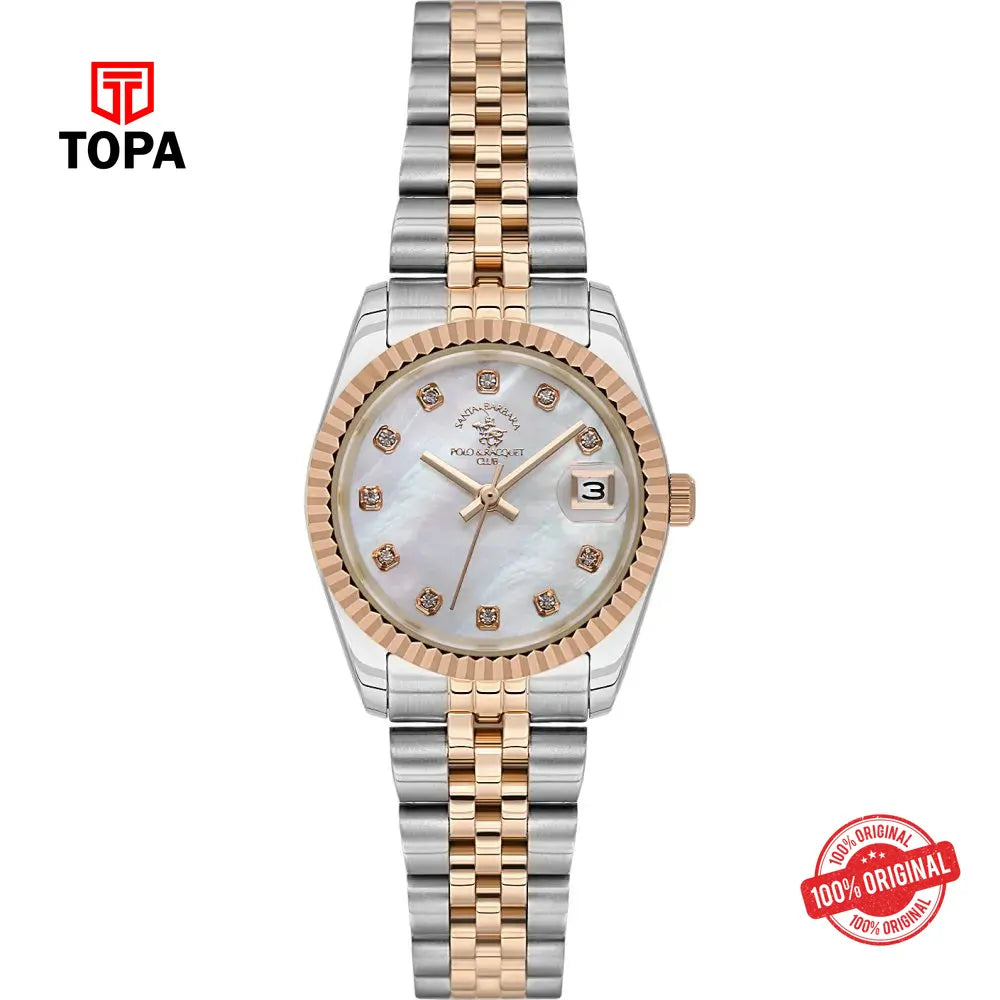Santa Barbara SB.4.10016-6 Metal Band Women Watch - Topa