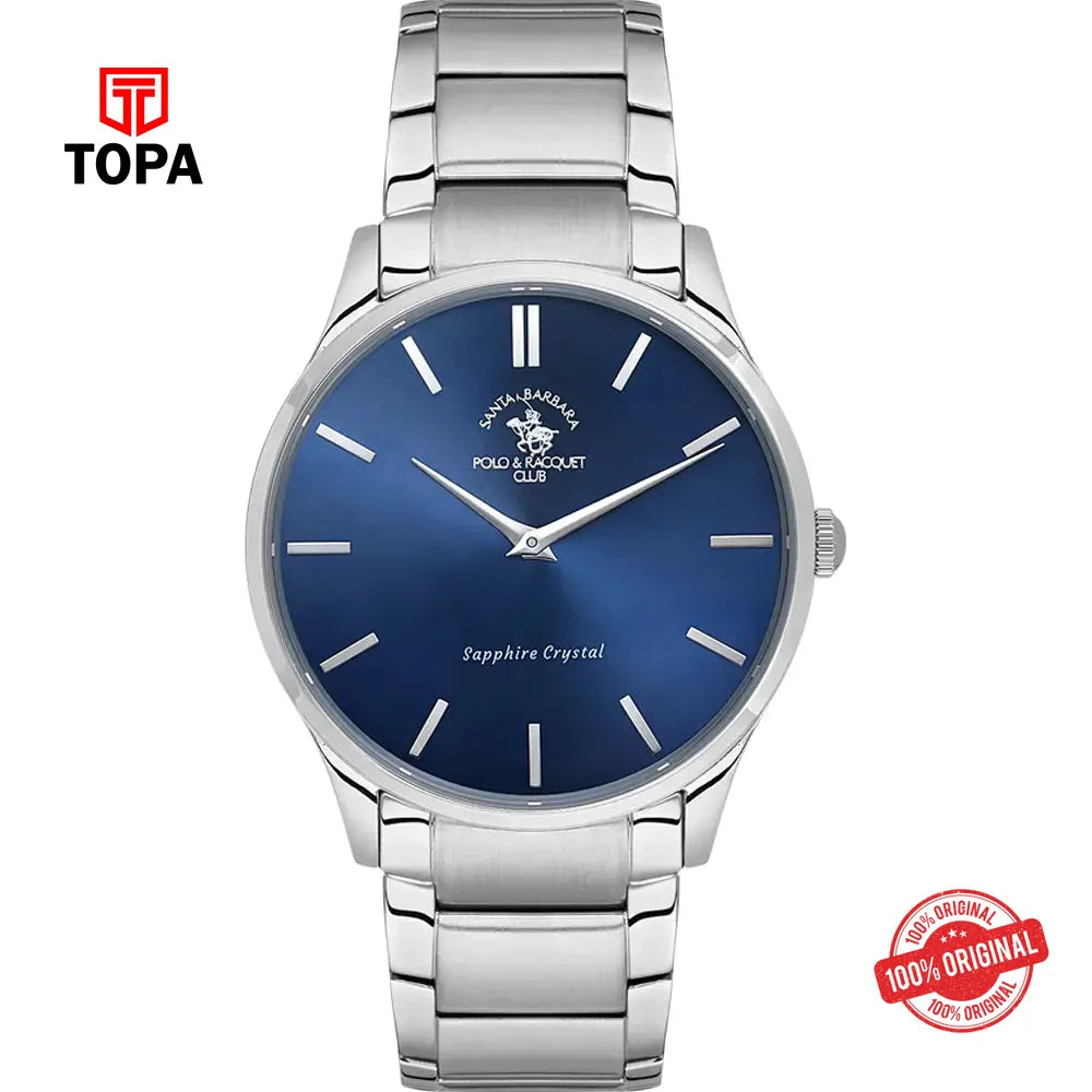 Santa Barbara SB.4.10020-3 Metal Band Men Watch - Topa