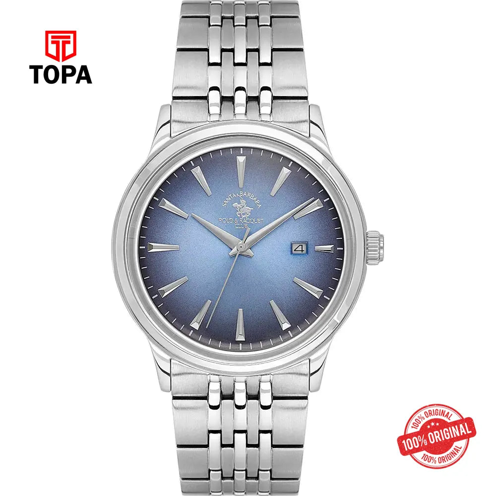 Santa Barbara SB.4.10021-3 Metal Band Men Watch - Topa