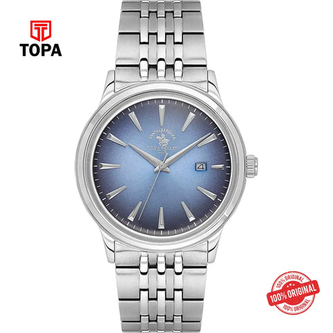 Santa Barbara SB.4.10021-3 Metal Band Men Watch - Topa