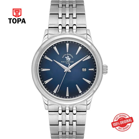 Santa Barbara SB.4.10021-4 Metal Band Men Watch - Topa