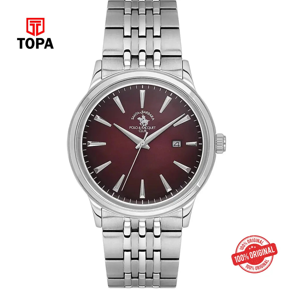 Santa Barbara SB.4.10021-5 Metal Band Men Watch - Topa