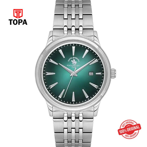 Santa Barbara SB.4.10021-6 Metal Band Men Watch - Topa