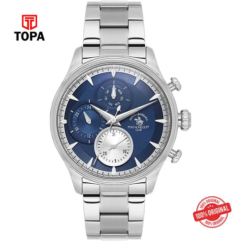 Santa Barbara SB.4.10023-3 Metal Band Men Watch - Topa
