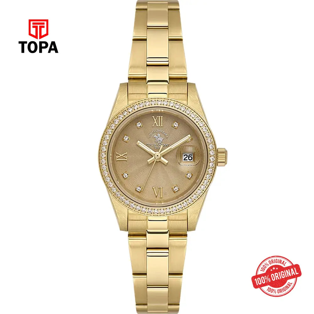 Santa Barbara SB.4.10035-3 Metal Band Women Watch - Topa