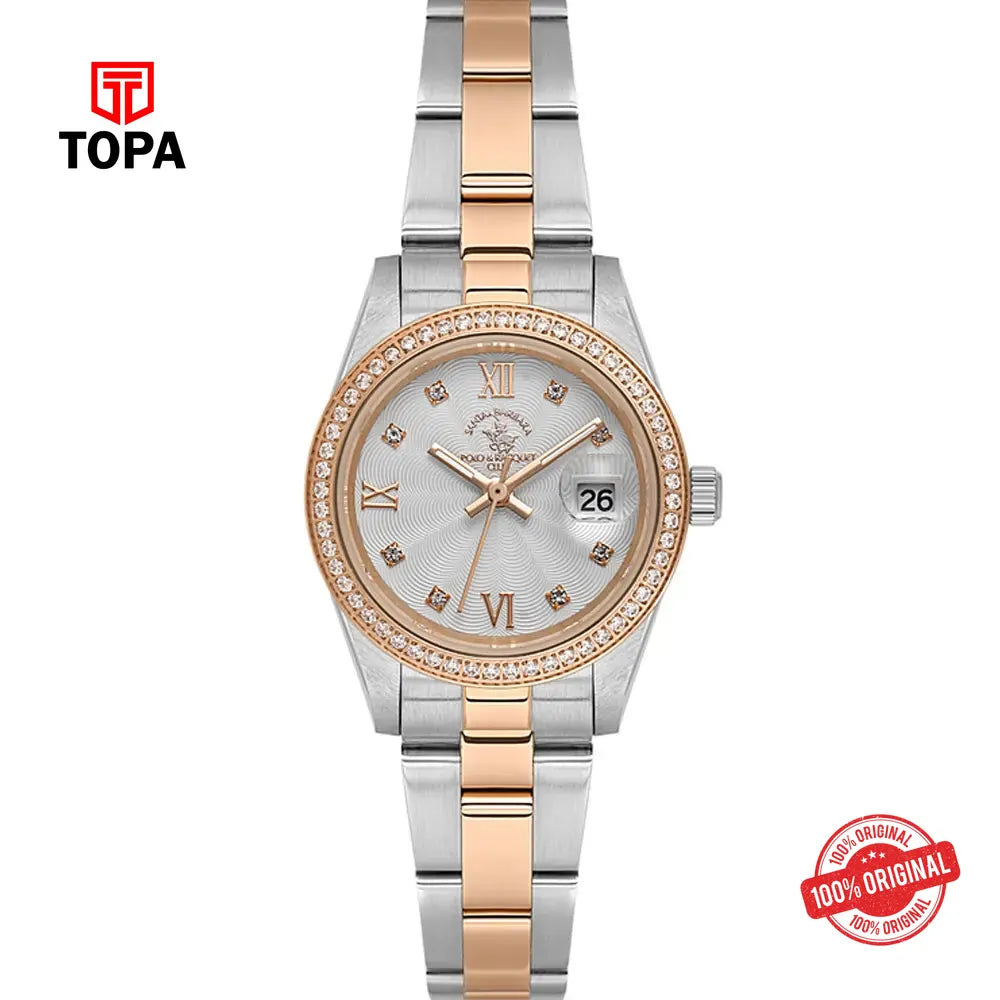 Santa Barbara SB.4.10035-6 Metal Band Women Watch - Topa
