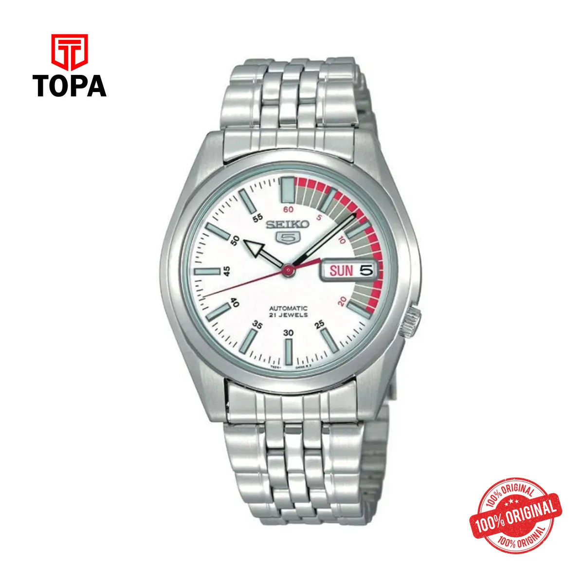 Seiko 5 Automatic SNK369K1 Stainless Steel Watch - Topa