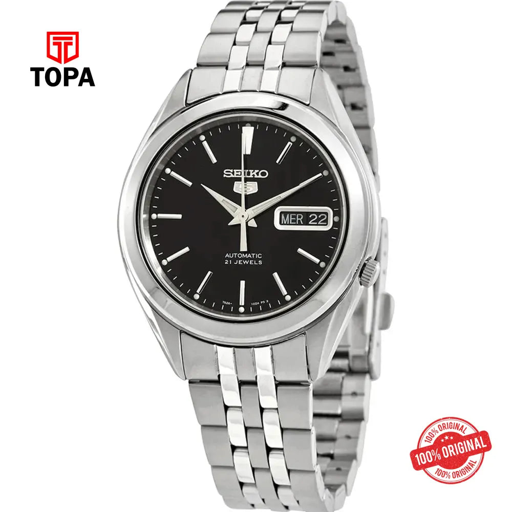 Seiko 5 SNKL23K1 Metal Band Men Watch - Topa
