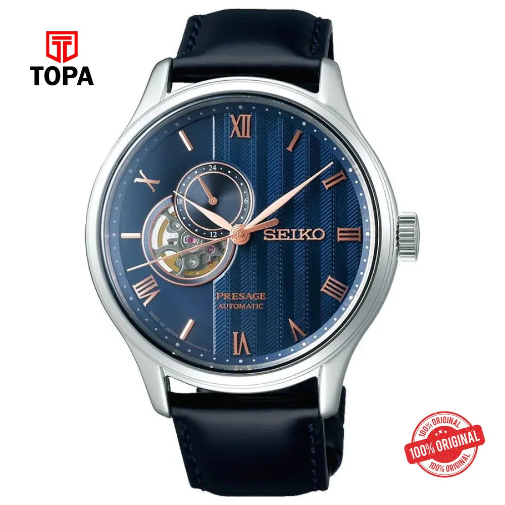 Seiko SARY187 Presage Leather Band Men Watch - Topa