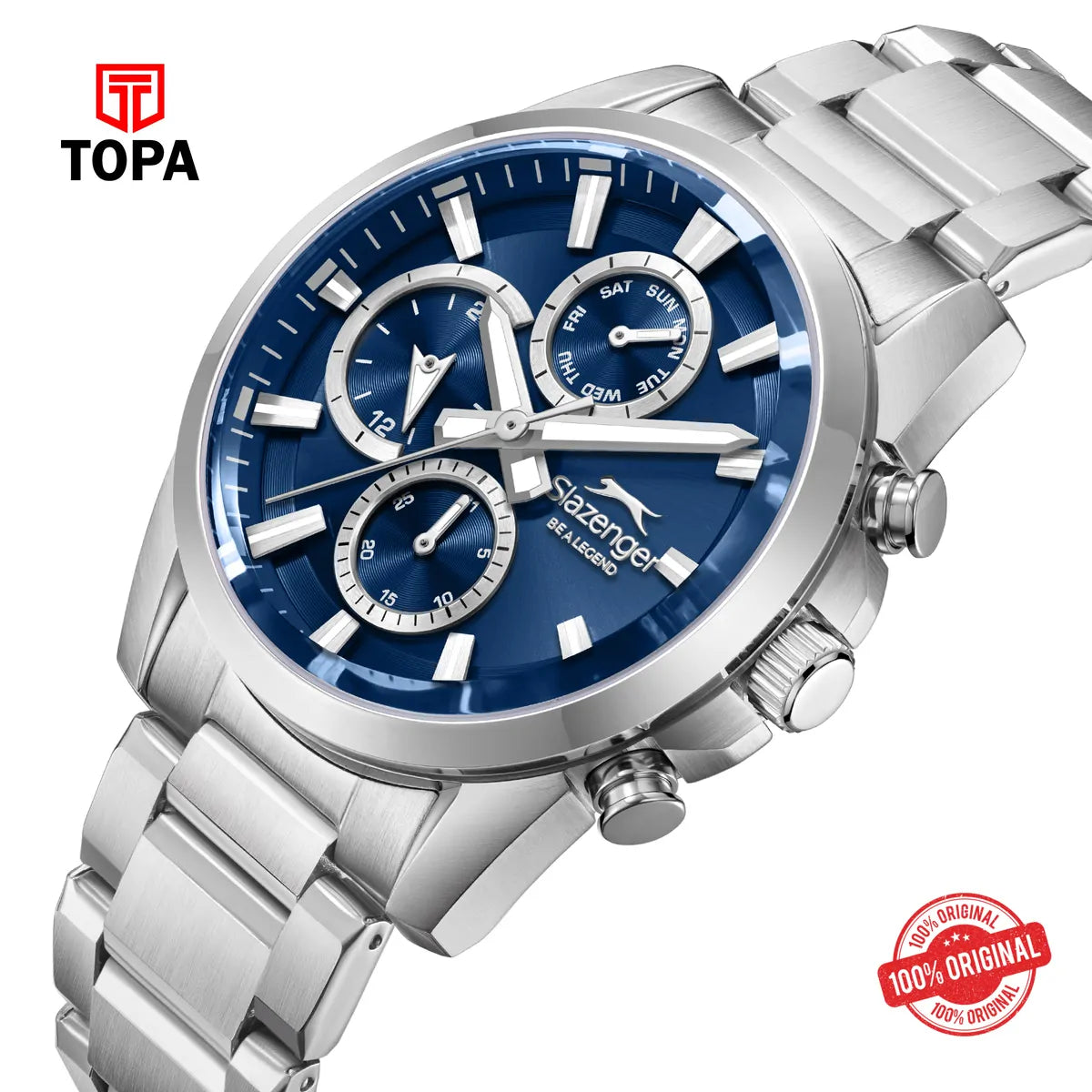 Slazenger Men's Stainless Steel Watch SL.9.2522.2.07 - Topa