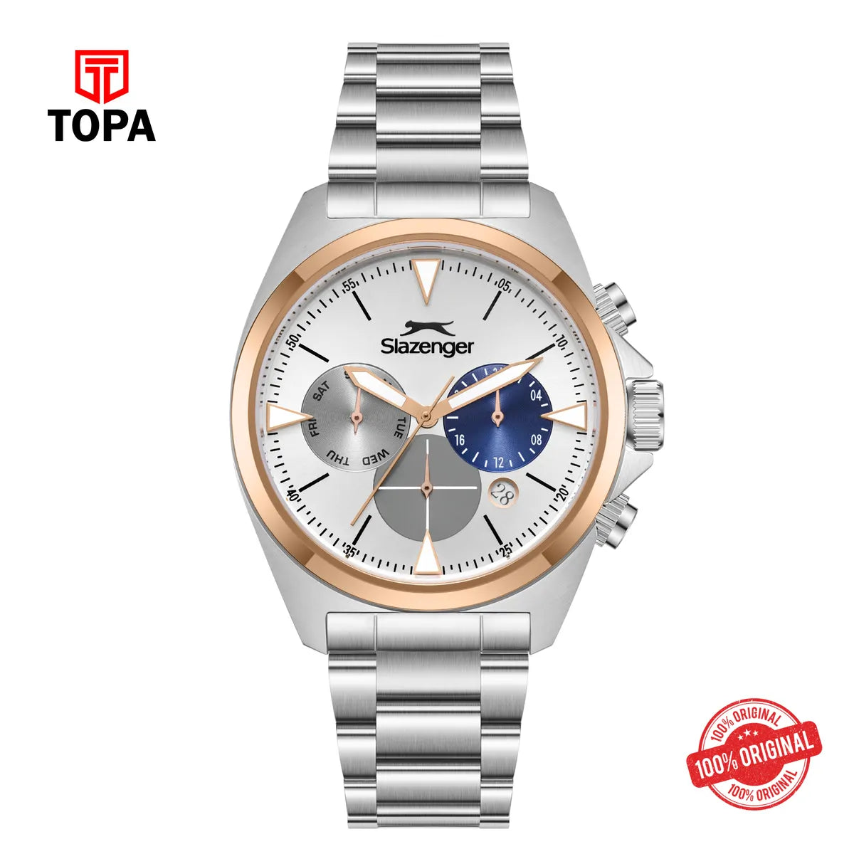 Slazenger Men's Stainless Steel Watch SL.9.2527.2.04 - Topa