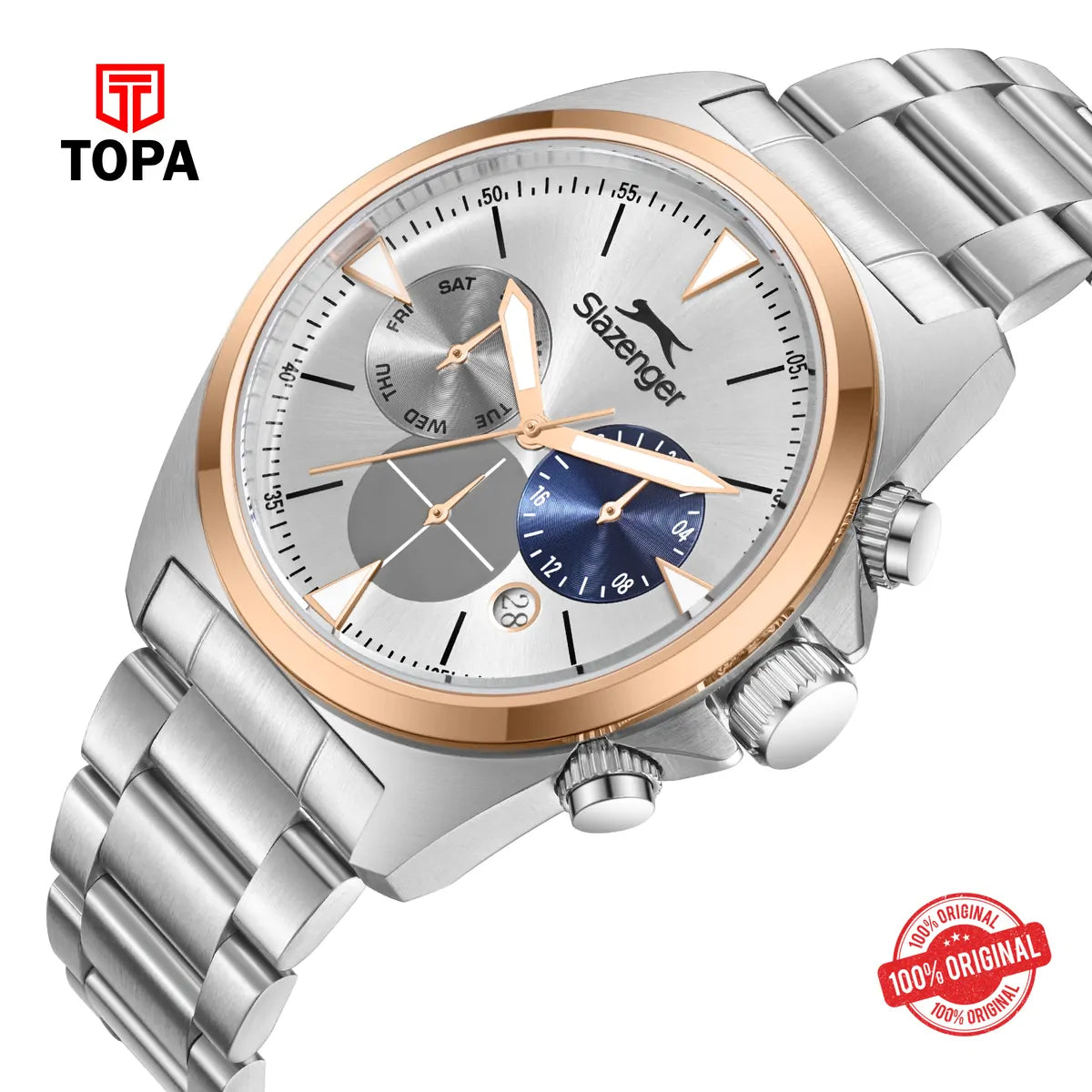 Slazenger Men's Stainless Steel Watch SL.9.2527.2.04 - Topa