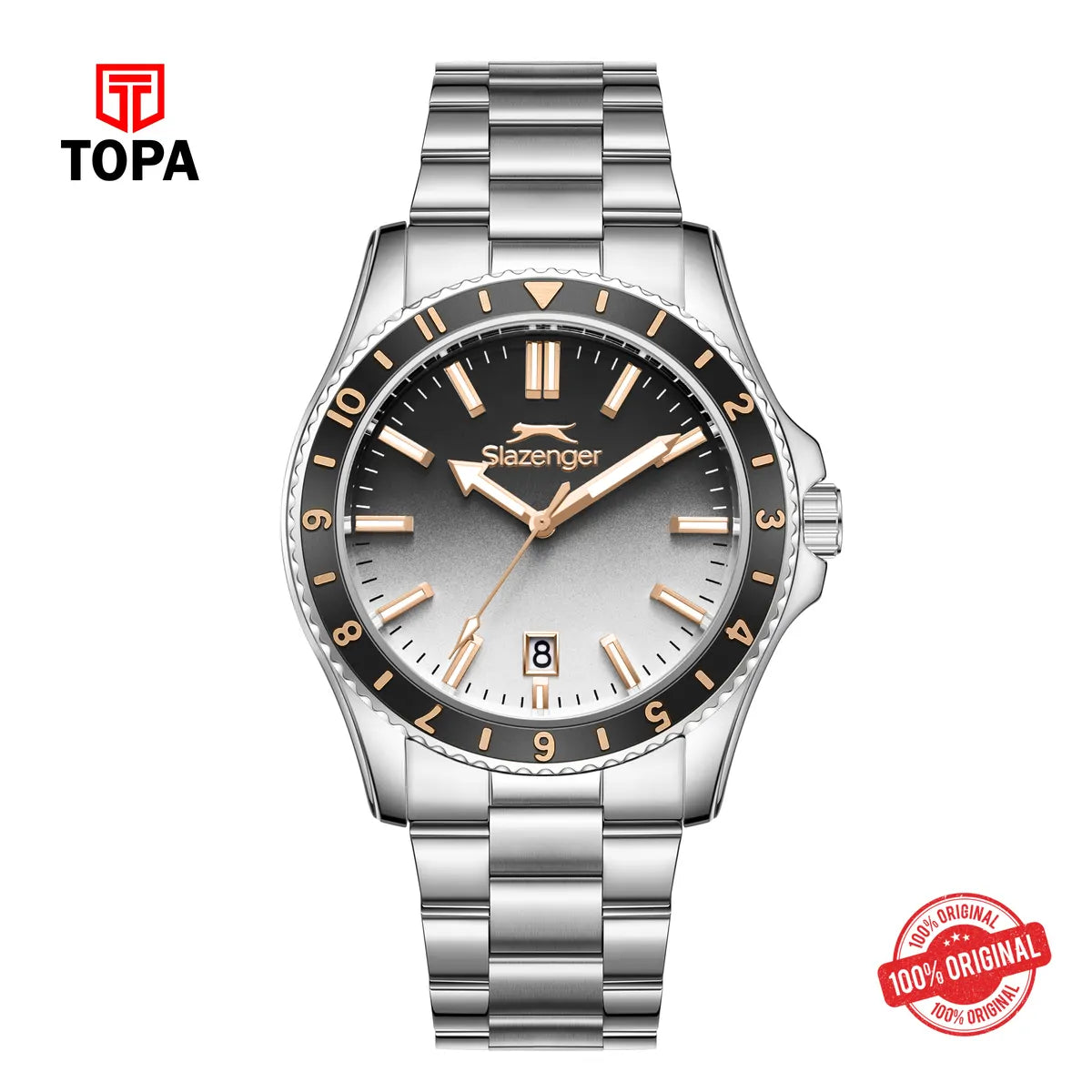 Slazenger Men's Stainless Steel Watch SL.9.2532.1.02 - Topa