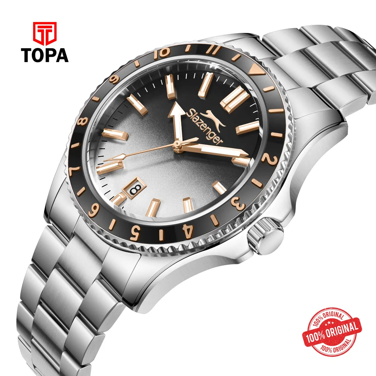 Slazenger Men's Stainless Steel Watch SL.9.2532.1.02 - Topa