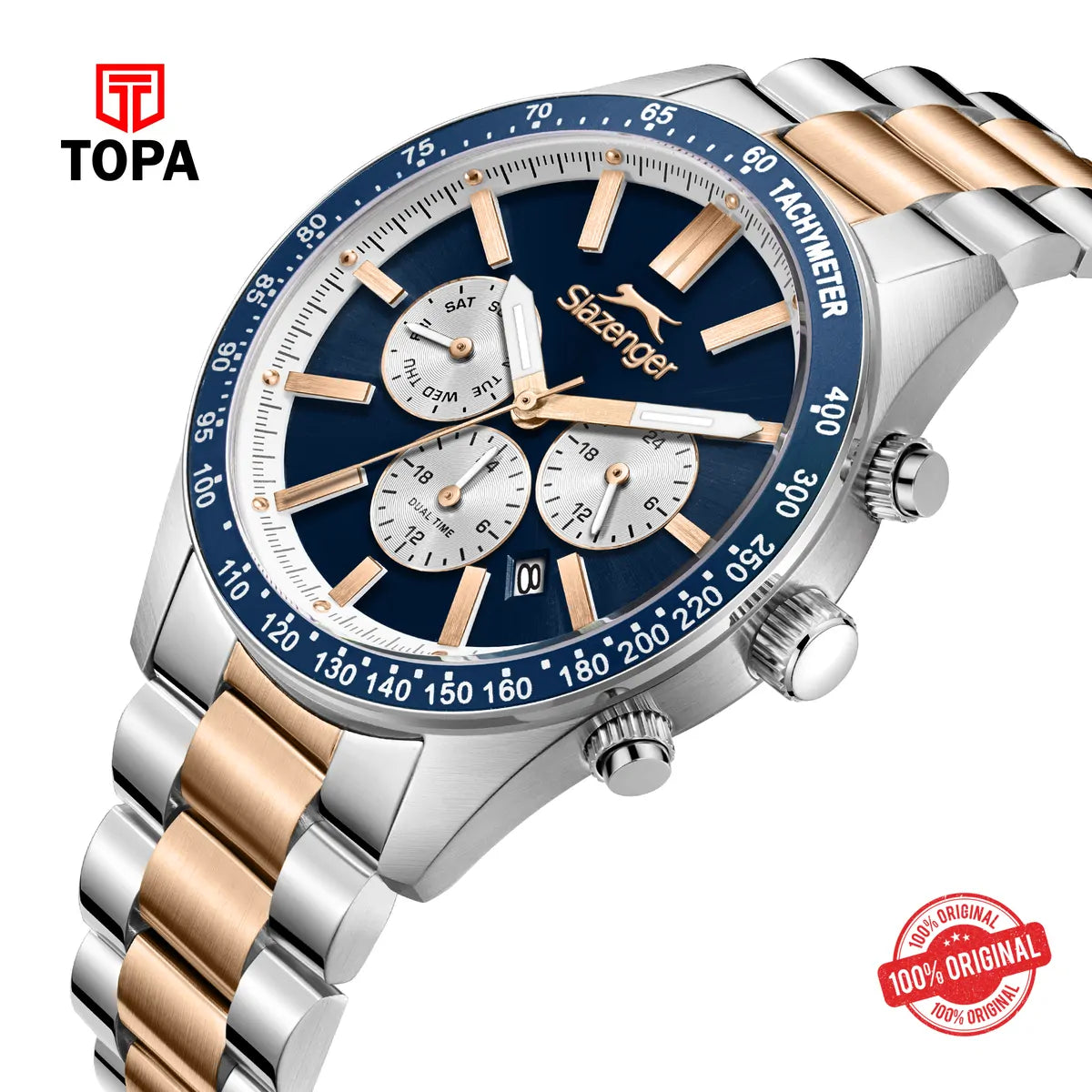 Slazenger Men's Stainless Steel Watch SL.9.2538.2.06 - Topa
