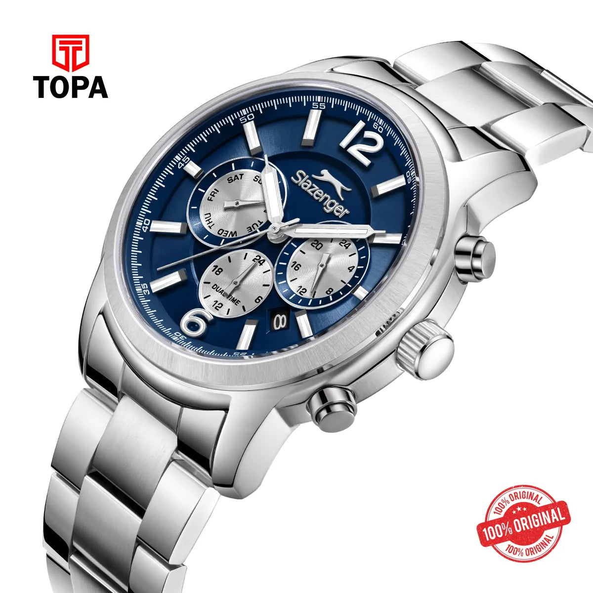 Slazenger Men's Stainless Steel Watch SL.9.2541.2.04 - Topa