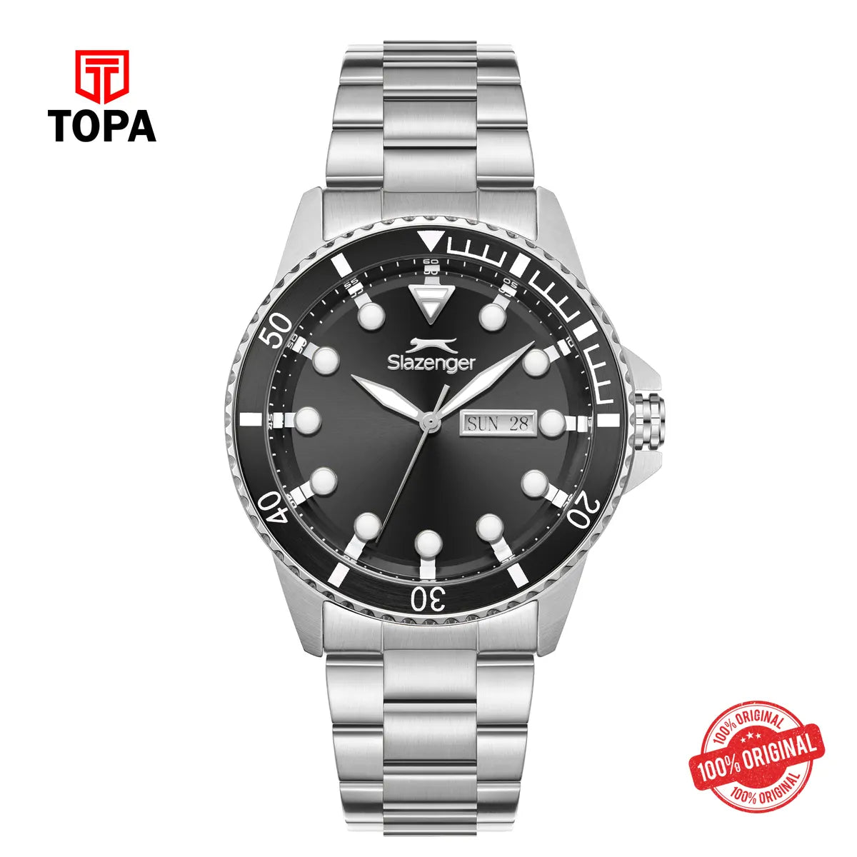 Slazenger Men's Stainless Steel Watch SL.9.2544.2.06 - Topa
