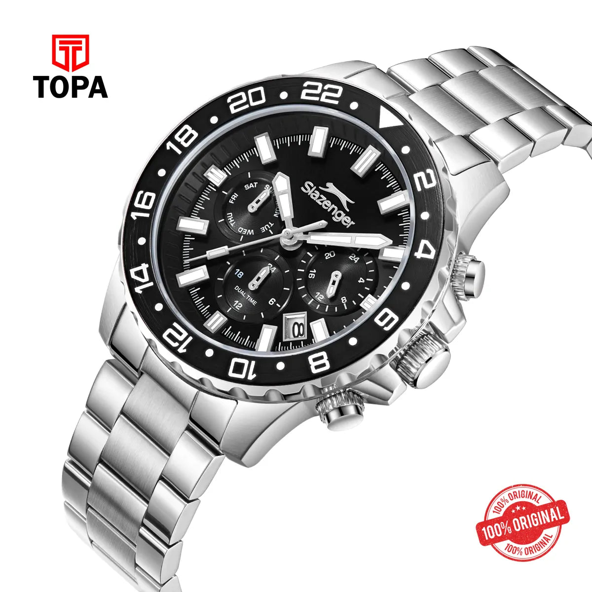 Slazenger Men's Stainless Steel Watch SL.9.2552.2.01 - Topa