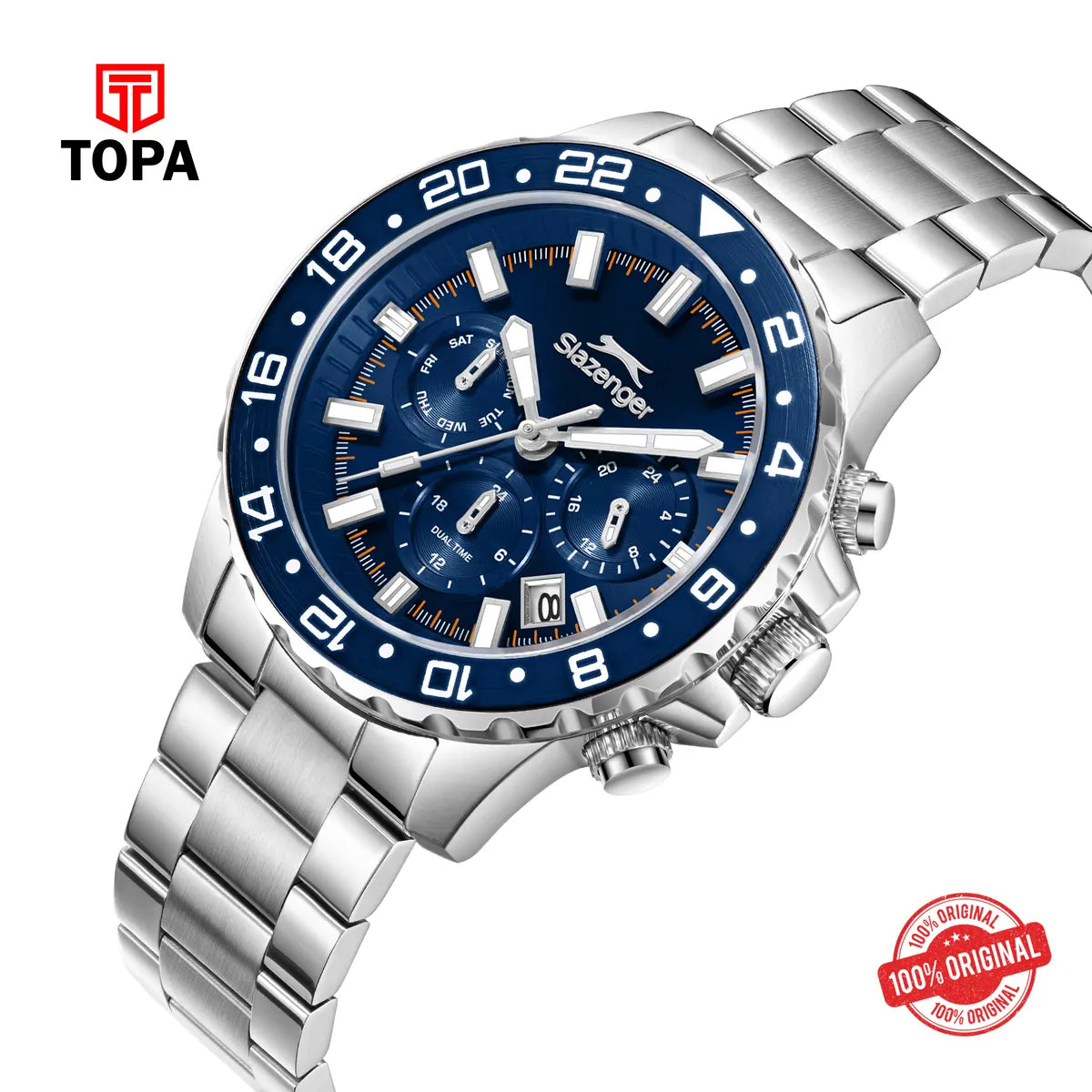 Slazenger Men's Stainless Steel Watch SL.9.2552.2.02 - Topa