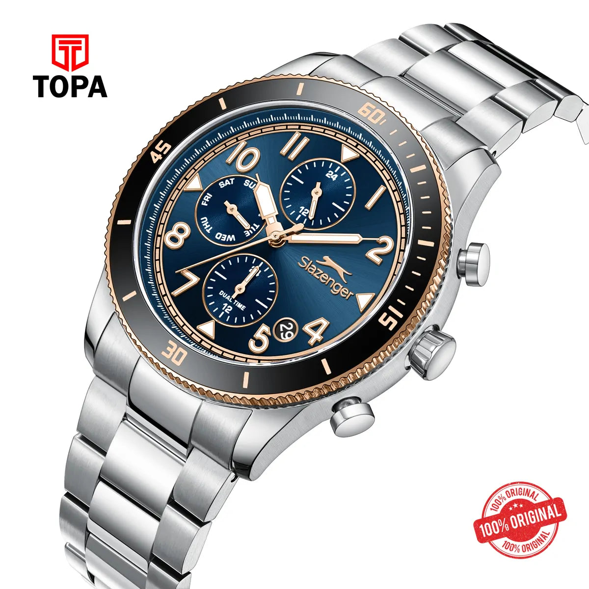 Slazenger Men's Stainless Steel Watch SL.9.2604.2.550 - Topa