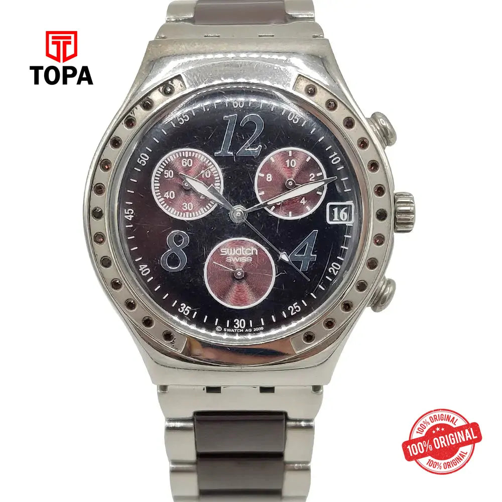 Swatch 02938 Pre-Owned Metal Band Men Watch - Topa