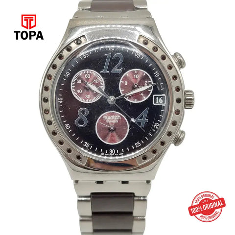 Swatch 02938 Pre-Owned Metal Band Men Watch - Topa