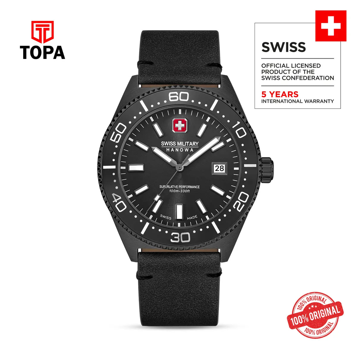 Swiss Military hanowa SMWGB0004940 Gents Watch - Topa
