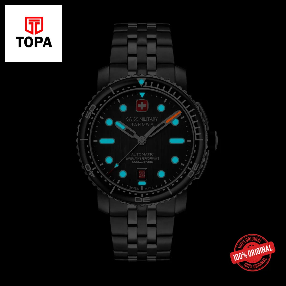 Swiss Military Hanowa SMWGL0002001-Set Gents Watch - Topa