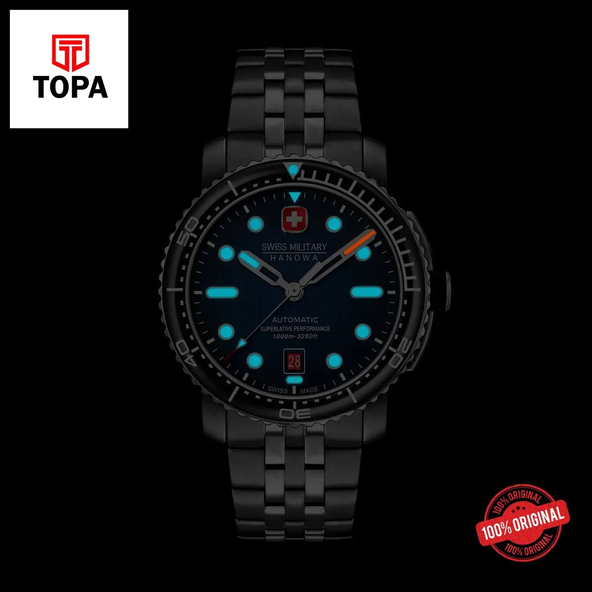 Swiss Military Hanowa SMWGL0002002-SET Gents Watch - Topa