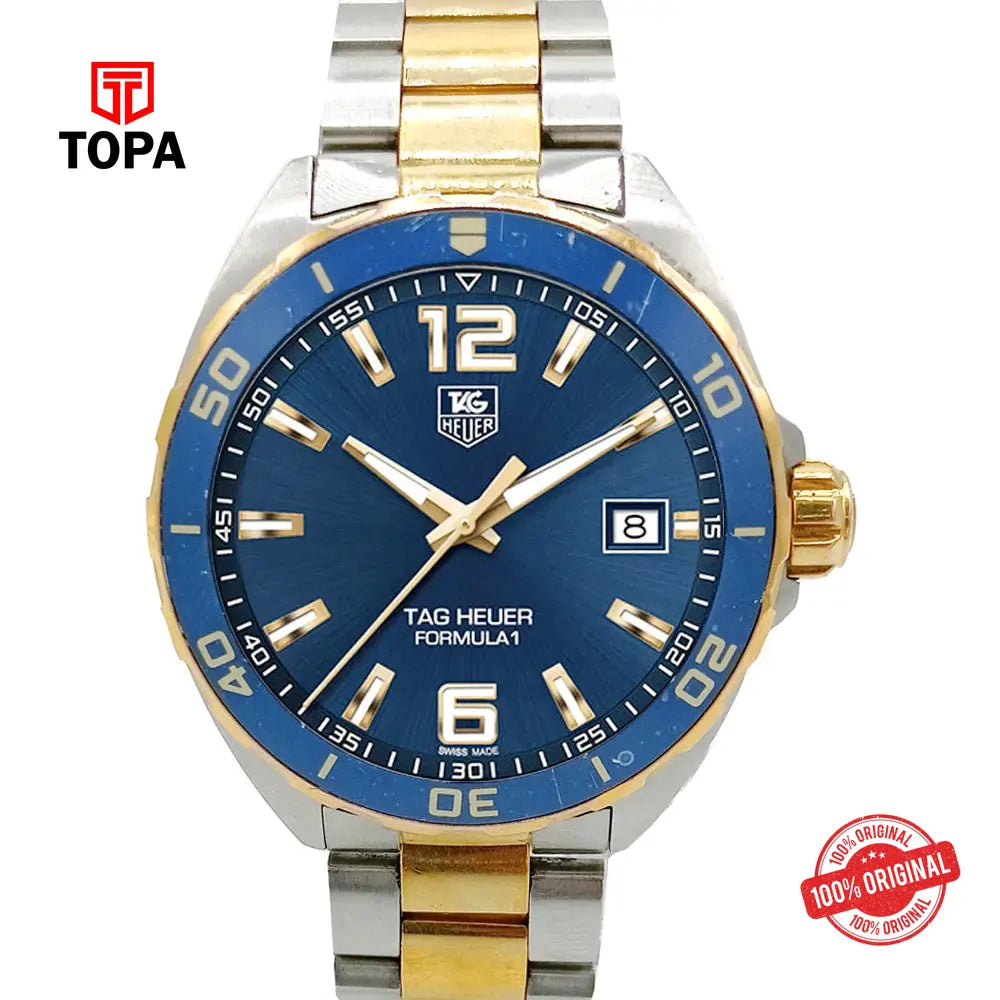 Tag Heuer WAZ1120.BB0879 (02939) Pre-Owned Metal Band Men Watch - Topa