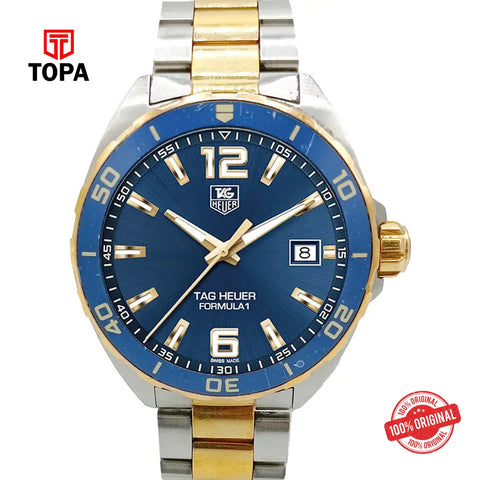Tag Heuer WAZ1120.BB0879 (02939) Pre-Owned Metal Band Men Watch - Topa