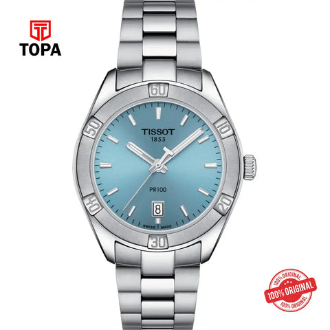 Tissot T101.910.11.351.00 PR 100 Metal Band Women Watch - Topa